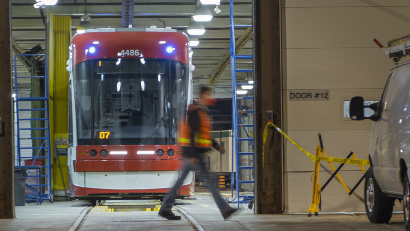 A Toronto Transit Commission employee can be seen above. (Eberdova/Dreamstime)