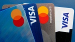 Credit cards in Orlando, Fla., on July 1, 2021. (John Raoux / THE CANADIAN PRESS  AP)