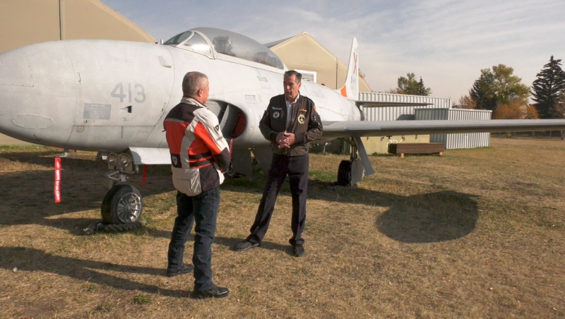 Former pilot Bob Ward talks to Dave Lowery about his time flying the Canadair T-133 Silver Star, the newest addition to the Air Force Museum Society of Alberta.