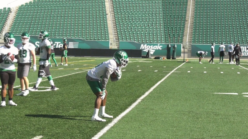 WATCH: Riders’ Shaq Cooper will be starting at running back ahead of the matchup with the Hamilton Tiger-Cats. Brit Dort has more.