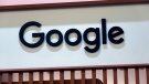 The Google logo at the Vivatech show in Paris, France, on June 15, 2022. (Thibault Camus / AP)