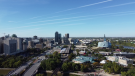 The Winnipeg skyline is pictured in September 2022. (CTV News Winnipeg Photo)