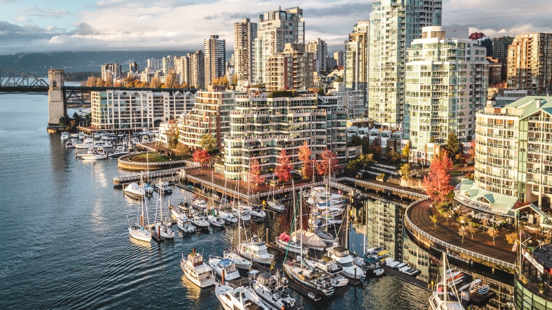 Downtown Vancouver is seen in the fall in this undated image. (Shutterstock)