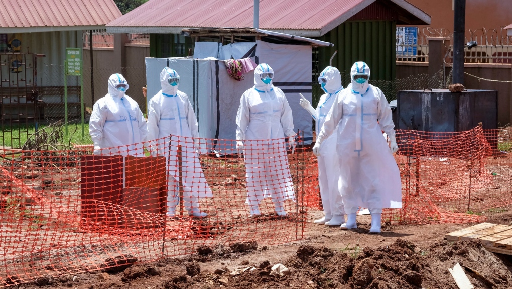 Ebola doctors in Uganda