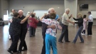 Seniors taking part in Thursday Tunes at the Libro Community Hall in Clinton, Ont. on Thursday, Oct. 6, 2022. (Scott Miller/CTV News London)