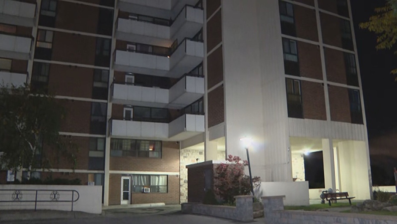 A man has critical injuries after an apartment fire in the area of Blackthorne Avenue and Venn Crescent overnight.
