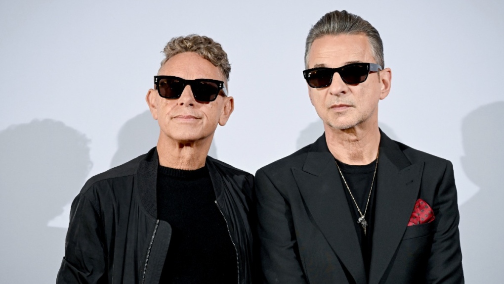 Depeche Mode's Martin Gore, left, and Dave Gahan