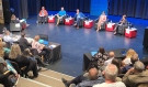 Red tape, roads, growth and whether to build a new arena were the hot topics Thursday evening as the Greater Sudbury Chamber of Commerce hosted a fireside chat with select mayoral candidates. (Alana Everson/CTV News)