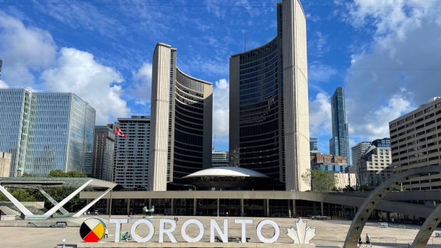 Toronto City Hall is seen in this undated photo. (Craig Wadman/CTV News)