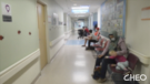 CHEO released a video on Friday showing patients and parents waiting in the hallways of the emergency department. (CHEO/Vimeo)