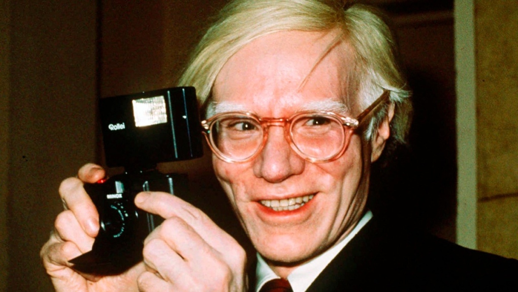 Andy Warhol in New York, in 1976