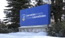 Laurentian University sign. (CTV Northern Ontario)
