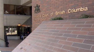 The entrance to Vancouver provincial court on Main Street is seen in a CTV News file image. 