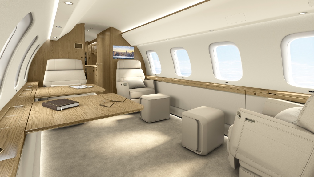 Bombardier's new executive cabins