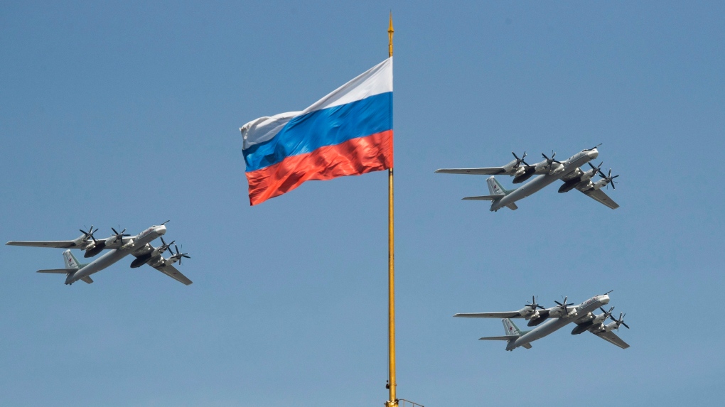 Russian Tu-95 strategic bombers