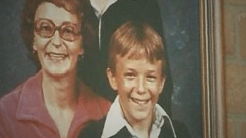A family photo of Greg Parsons with his mother