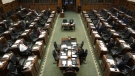 Ontario Premier Doug Ford introduces legislation at Queen's Park in Toronto on Thursday, March 19, 2020. Lawmakers are set to return today to Ontario's Queen's Park after taking a break in mid-September. THE CANADIAN PRESS/Frank Gunn
