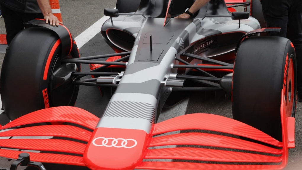 New Audi F1 car unveiled in Spa, Belgium