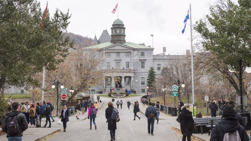 McGill University's campus is seen Tuesday, November 14, 2017, in Montreal. (THE CANADIAN PRESS/Ryan Remiorz)