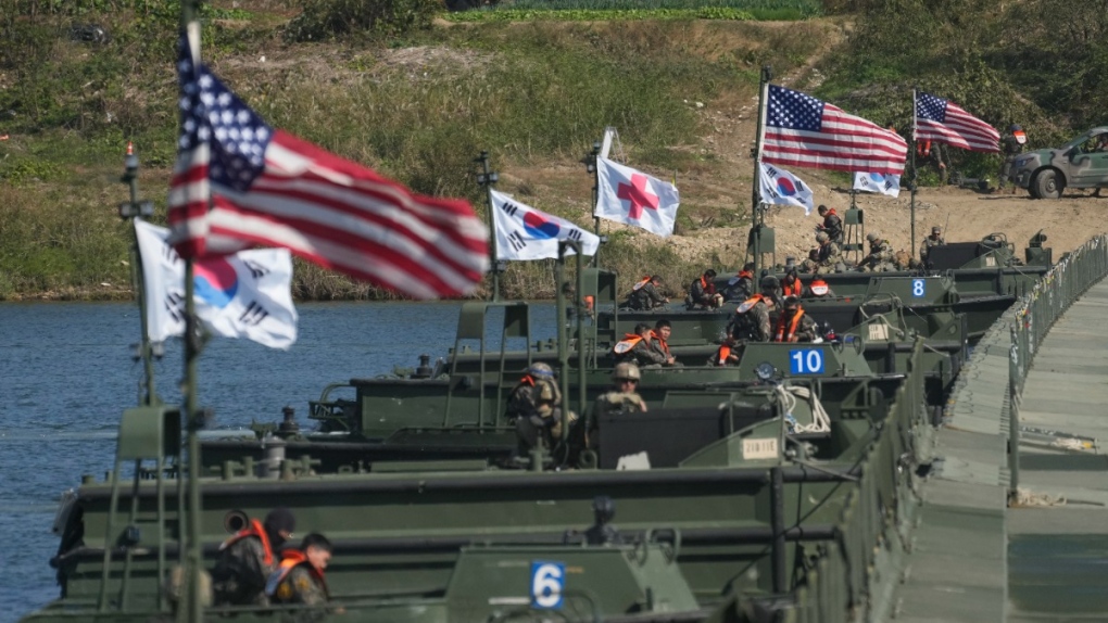 South Korea and U.S. in joint military exercises