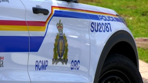An RCMP vehicle is pictured. (Jordan Jiang/CTV News Vancouver) 