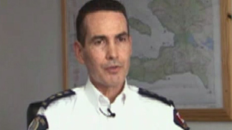Supt. Doug Coates is among the missing in Haiti. He was stationed in the country as part of a UN training force. (Canadian Forces video)