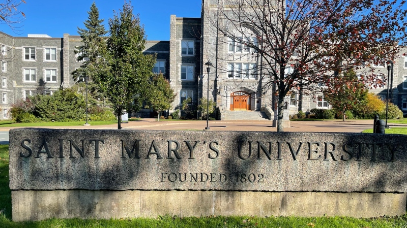 A photo of Saint Mary's University in Halifax on Nov. 9, 2022. (Paul DeWitt/CTV Atlantic)