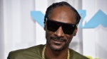 Snoop Dogg arrives at the MTV Video Music Awards at the Prudential Center on Sunday, Aug. 28, 2022, in Newark, N.J. (Photo by Evan Agostini/Invision/AP)