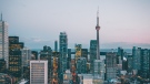 An image of Toronto's skyline with the CN Tower. (Burst/Pexels)