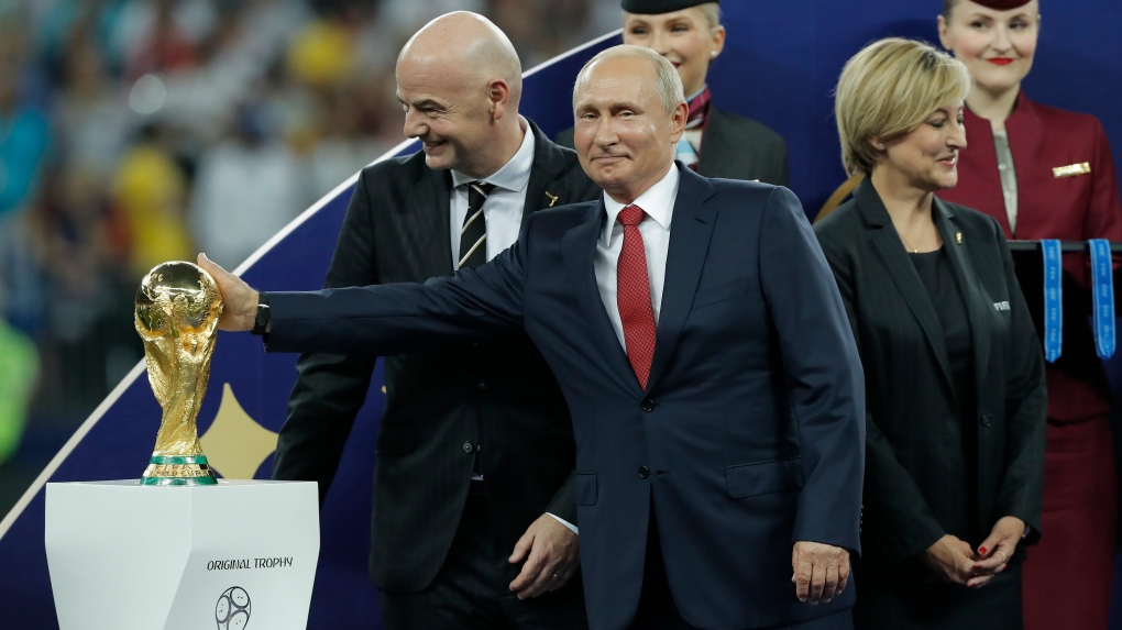 Vladimir Putin at 2018 World Cup