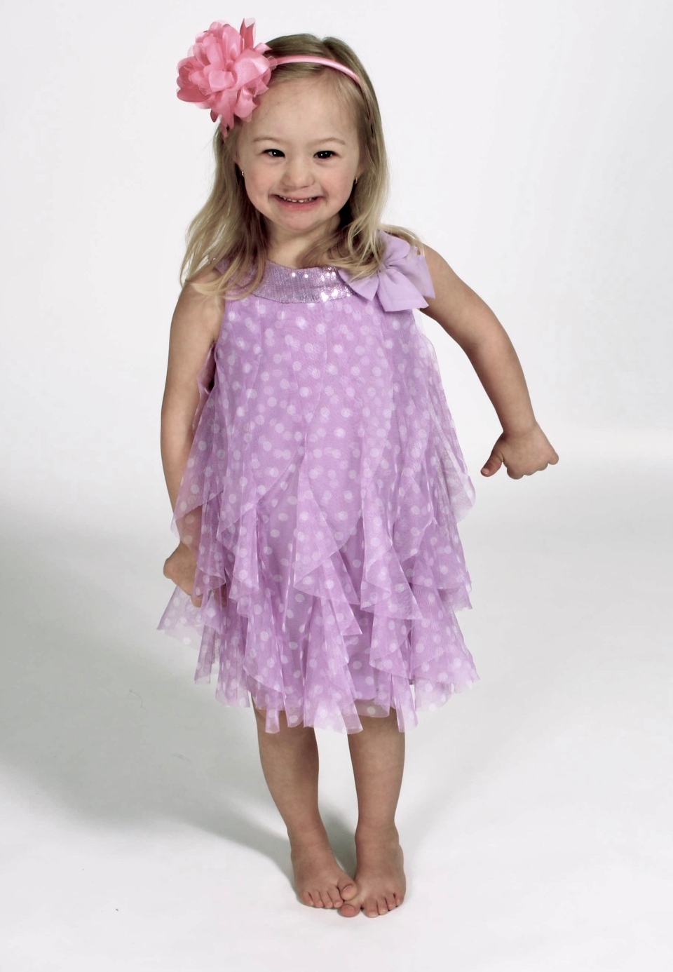 Model with Down syndrome