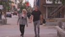 Private Investigator Ellen White and Luke Joly-Durocher’s father, Rob Joly, knock on doors through North Bay’s downtown, in an attempt to locate tipsters who can shed light on the disappearance of Luke Joly-Durocher.