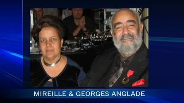 Georges Anglade and his wife Mireille are seen in this image made available to CTV's Canada AM.