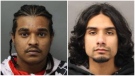 Abdulhai Patel and Muhsin Sufi are seen in these undated photographs provided by the Toronto Police Service.