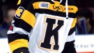A Kingston Frontenacs jersey is seen in this 2018 photo. (Dhiren Mahiban/THE CANADIAN PRESS)