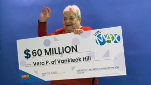  Vankleek Hill's 83-year-old $60 Million winner 