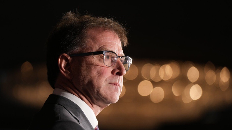 B.C. Health Minister Adrian Dix pauses while responding to questions during a news conference, in Vancouver, on Monday, November 7, 2022. (THE CANADIAN PRESS/Darryl Dyck_