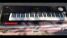 An Ensoniq ZR-76 synthesizer owned and used by jazz legend Oscar Peterson. (Make Music Matter)
