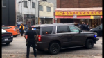 Witness video shows Vancouver police arrest an unarmed man in Chinatown on Nov. 24. (Twitter/ @VANDU)