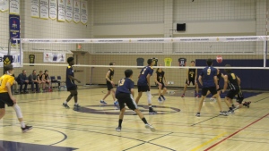 Host Harvest City Christian Academy Reapers are seen taking on the Hepburn Hawks. (BritDort/CTVNews) 