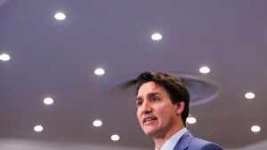 Prime Minister Justin Trudeau holds a press conference following his participation in the Francophonie Summit in Djerba, Tunisia on Sunday, Nov. 20, 2022. THE CANADIAN PRESS/Sean Kilpatrick