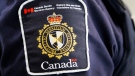 A Canada Border Services Agency (CBSA) patch is seen on an officer in Calgary, Alta., Thursday, Aug. 1, 2019.THE CANADIAN PRESS/Jeff McIntosh