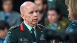Gen. Wayne Eyre, chief of defence staff, attends a session at the Halifax International Security Forum in Halifax on Saturday, Nov.19, 2022. THE CANADIAN PRESS/Andrew Vaughan 
