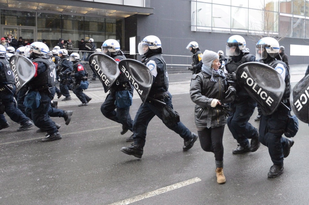 Montreal 2013 demonstration 
