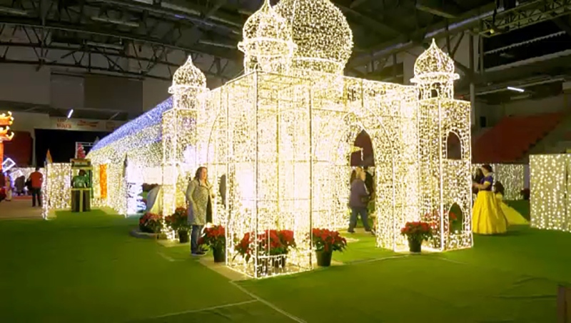 The Glow Christmas Festival combines spectacular holiday lights with the comfort of indoors