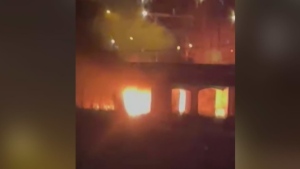 Explosion under Toronto bridge