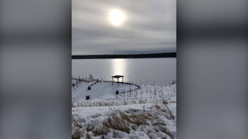 Viewer Charles captured this chilly shot of the Glenmore Reservoir from North Glenmore Park.