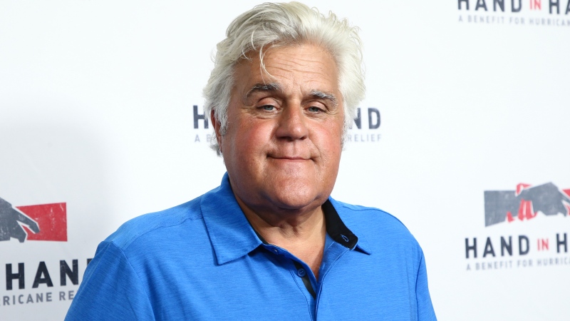 Jay Leno attends the Hand in Hand: A Benefit for Hurricane Harvey Relief in Los Angeles on Sept. 12, 2017. (Photo by John Salangsang/Invision/AP, File)