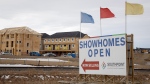 New houses under construction and for sale in Airdrie, Alta., Friday, Jan. 28, 2022.THE CANADIAN PRESS/Jeff McIntosh 