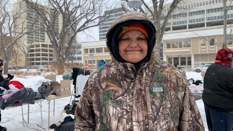 “I’m here because I care for the people that are sleeping outside. Because I’ve experienced it and I know what it’s like to be sleeping outside in the winter, “ Tataquason told CTV News.